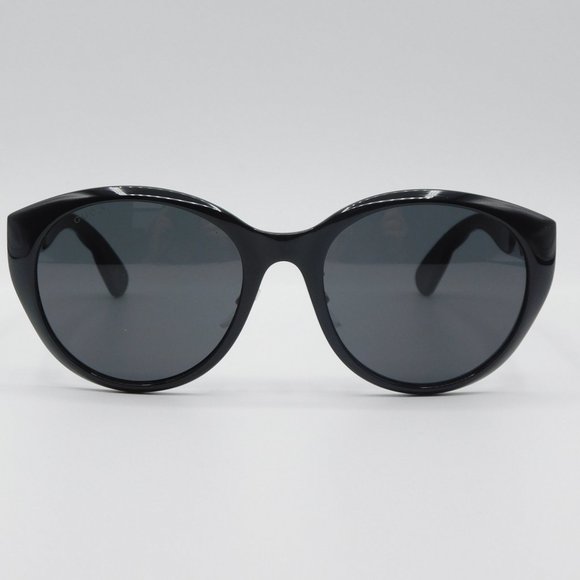 GUCCI GG0814SK 001 BLACK GREY CAT EYE WOMEN'S AUTHENTIC SUNGLASSES 56-20… - Picture 3 of 12